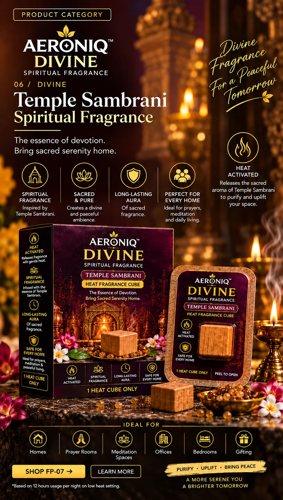 AERONIQ™ DIVINE — Temple Sambrani Single