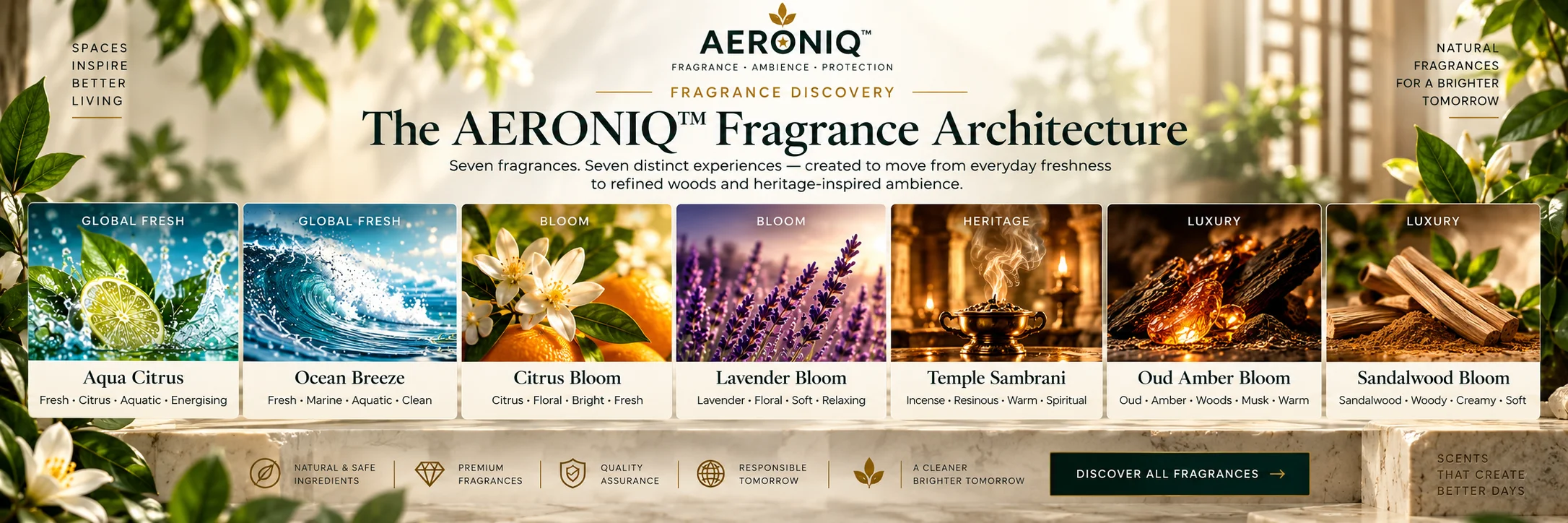 AERONIQ™ fragrance architecture