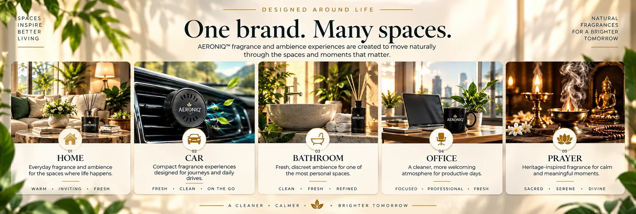 AERONIQ™ designed around life — many spaces